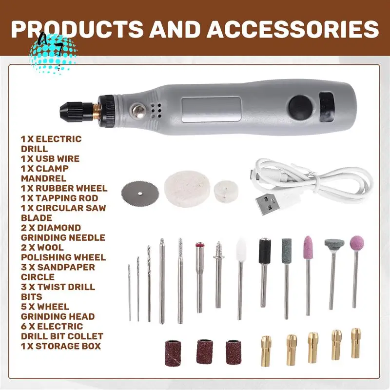 A07F-10W Hobby Craft Mini Drill Grinder Rotary Tool Set Modeling Polishing Drilling
A07F-10W Hobby Craft Mini Drill Grinder Rotary Tool Set Modeling Polishing Drilling