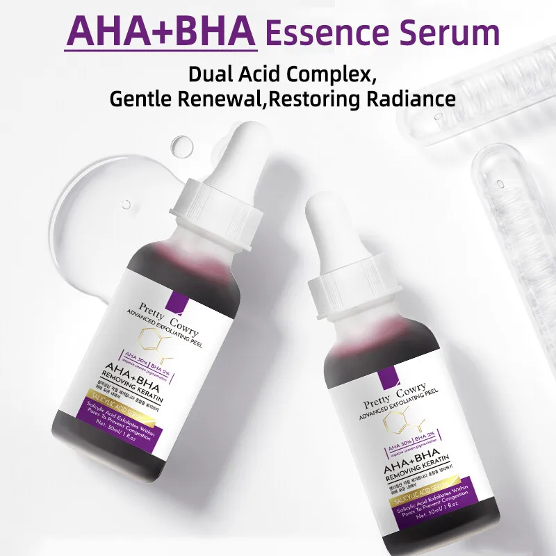 AHA+BHA Salicylic Acid Exfoliating Face Serum Deep Pore Cleansing & Gentle Surface Exfoliation Smooth Skin Brighten Complexion
AHA+BHA Salicylic Acid Exfoliating Face Serum Deep Pore Cleansing & Gentle Surface Exfoliation Smooth Skin Brighten Complexion