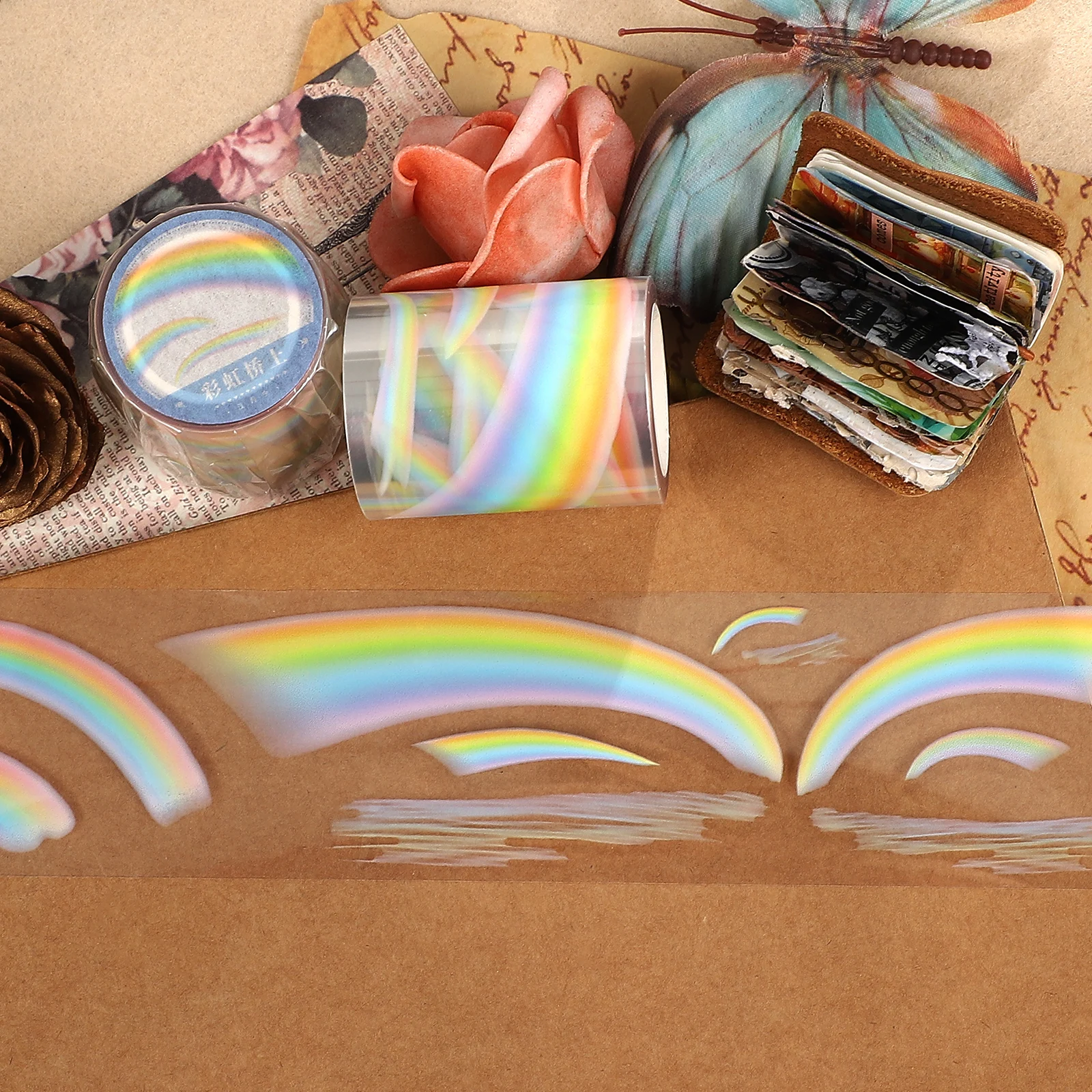 50 мм * 5 м винтажная радужная пейзажная ПЭТ-лента креативный DIY материал для журнала коллаж канцелярские принадлежности для скрапбукинга
50 мм * 5 м винтажная радужная пейзажная ПЭТ-лента креативный DIY материал для журнала коллаж канцелярские принадлежности для скрапбукинга