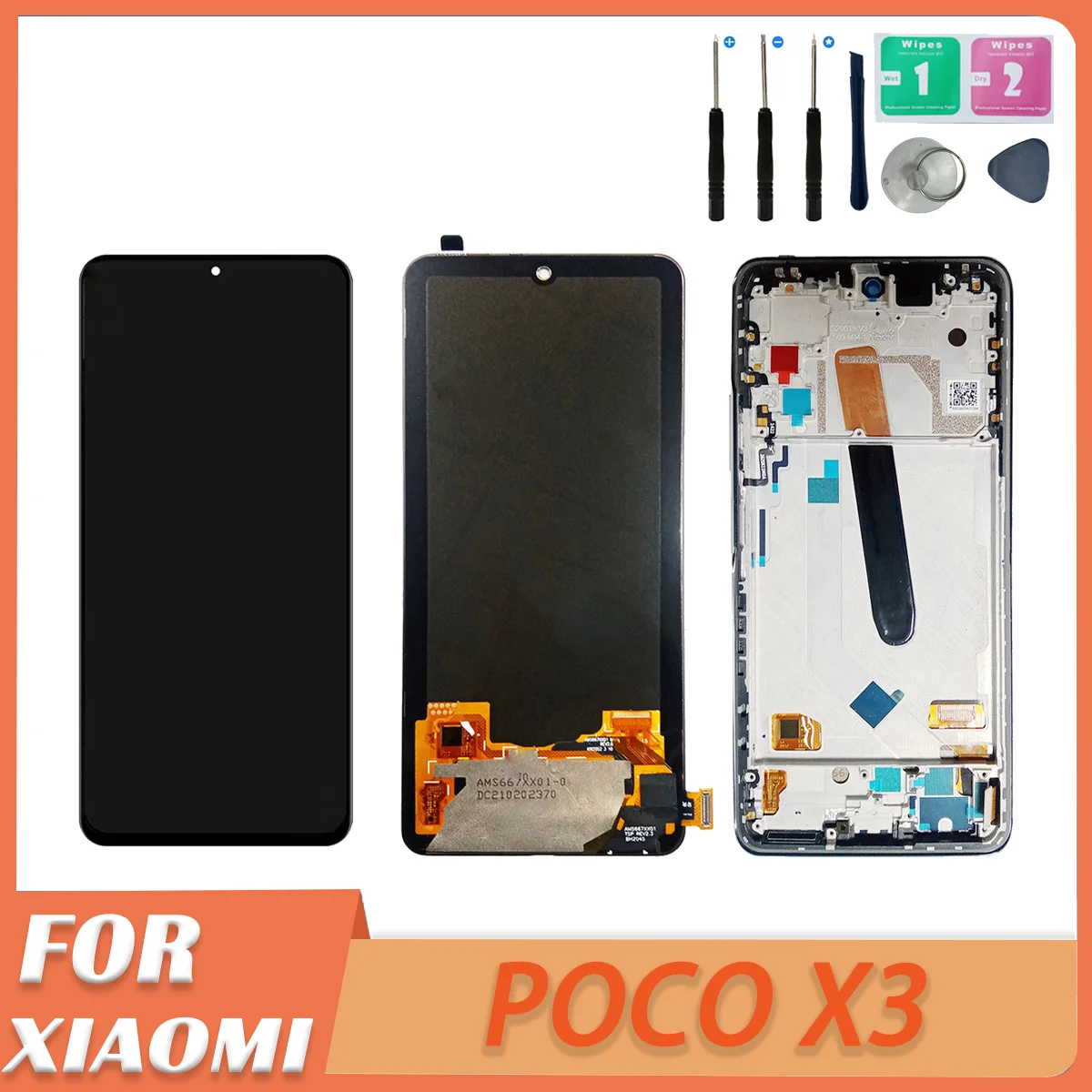 ЖК-дисплей TFT для Xiaomi Poco X3, дигитайзер сенсорного экрана в сборе, запасные части для ЖК-дисплея Poco X3 Pro M2102J20SG
ЖК-дисплей TFT для Xiaomi Poco X3, дигитайзер сенсорного экрана в сборе, запасные части для ЖК-дисплея Poco X3 Pro M2102J20SG