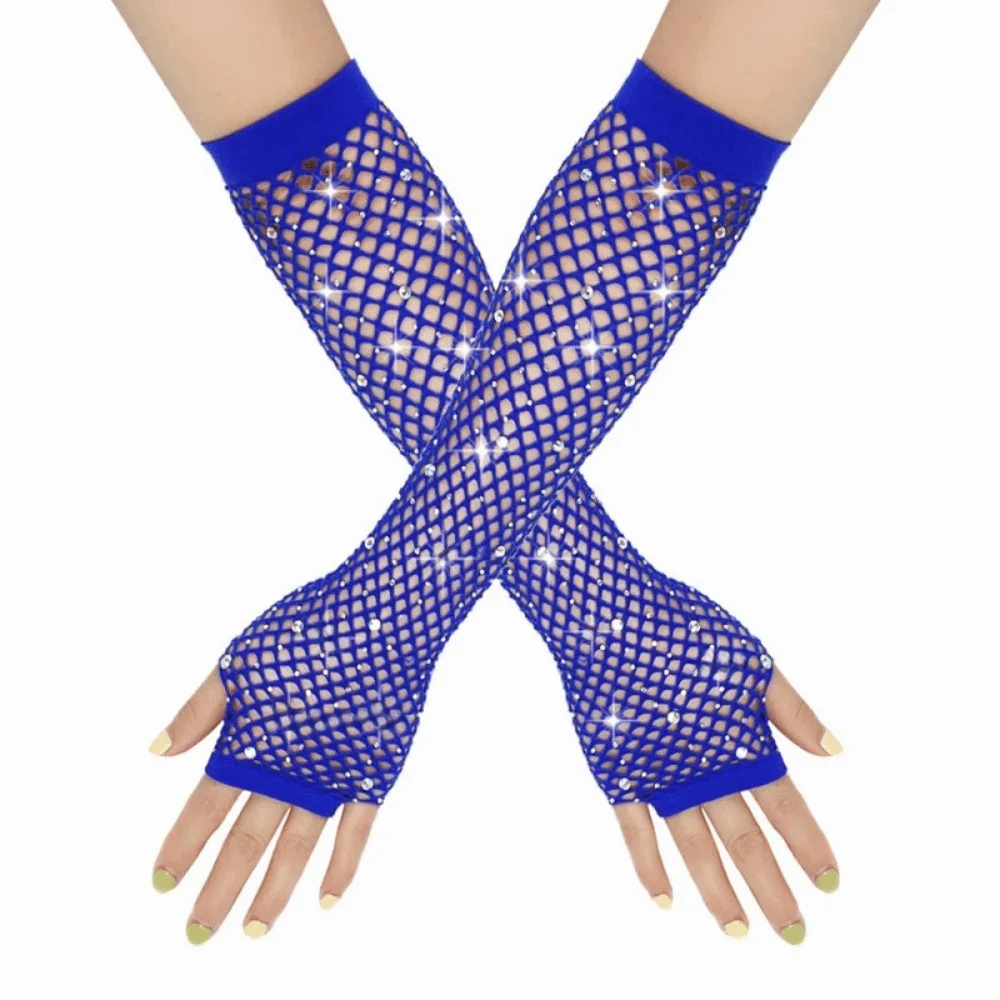 Short Elastic Rhinestone Gloves Black White Shiny Fishnet Fingerless Gloves Punk Gothic Style Long Gloves Women's Fashion
Short Elastic Rhinestone Gloves Black White Shiny Fishnet Fingerless Gloves Punk Gothic Style Long Gloves Women's Fashion