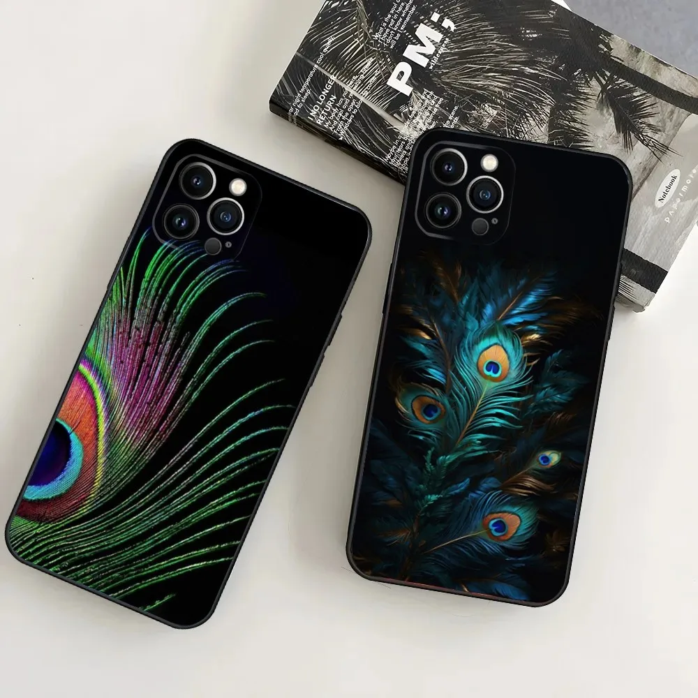 Bird Animal Peacock Feather Phone Case For iPhone16,15,14,13,12 Mini 11 Pro XR,X,XS,MAX 7,8 Plus Silicone Cover Soft Black
Bird Animal Peacock Feather Phone Case For iPhone16,15,14,13,12 Mini 11 Pro XR,X,XS,MAX 7,8 Plus Silicone Cover Soft Black