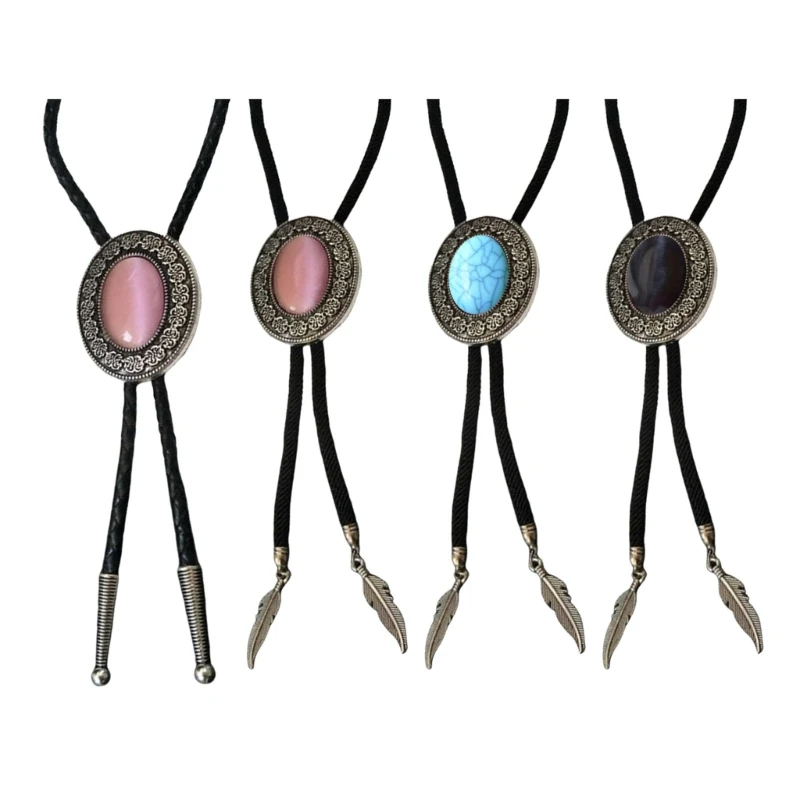 Punk Western Cowboy Bolo Tie Flower Stone Necktie Necklace Costume Accessory
Punk Western Cowboy Bolo Tie Flower Stone Necktie Necklace Costume Accessory