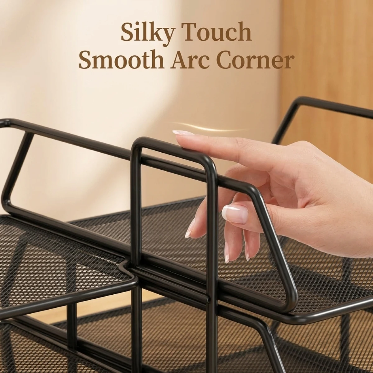 Metal Desktop File Rack – Large Capacity, Anti-Rust & Smooth Arc Edge, Heavy Duty Office Organizer for Papers/Books
Metal Desktop File Rack – Large Capacity, Anti-Rust & Smooth Arc Edge, Heavy Duty Office Organizer for Papers/Books