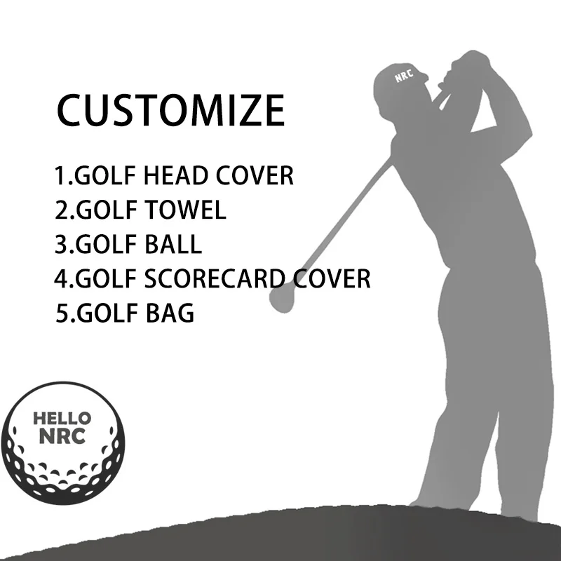 Golf Head Cover, Golf Towel, Golf Bag, Golf Scorecard, Golf Ball, Bulk Customization
Golf Head Cover, Golf Towel, Golf Bag, Golf Scorecard, Golf Ball, Bulk Customization