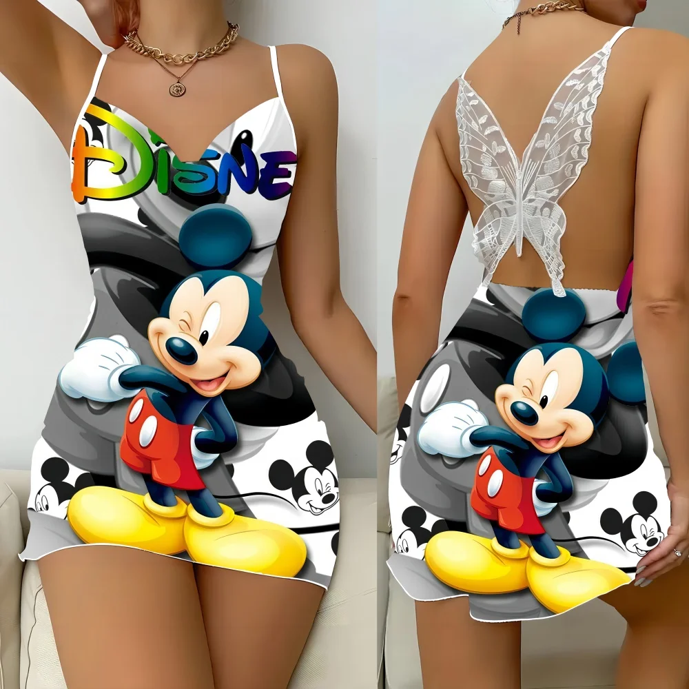2024 Summer Sleevesless Pajama for Women Sexy Trim Fittinmg Female Sleeping Dress New Cartoon Pattern Print Women's Nightwear
2024 Summer Sleevesless Pajama for Women Sexy Trim Fittinmg Female Sleeping Dress New Cartoon Pattern Print Women's Nightwear