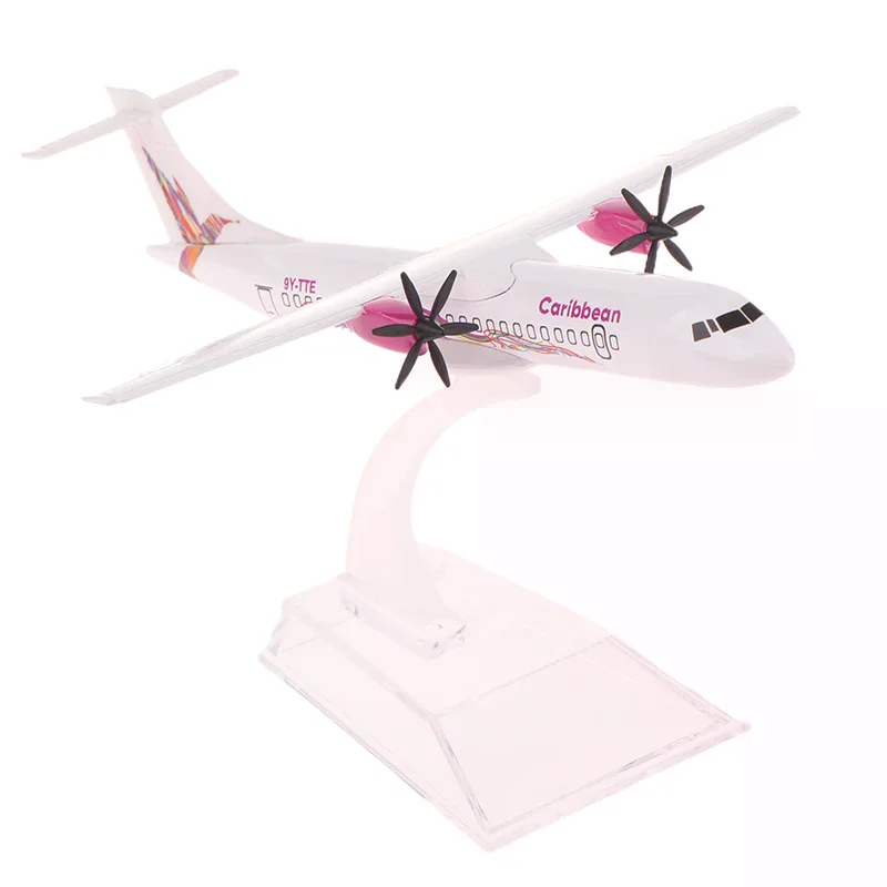 Металлическая модель самолета Caribbean ATR, 16 см, масштаб 1:400, литая под давлением, миниатюрная, для декора дома и офиса, игрушка
Металлическая модель самолета Caribbean ATR, 16 см, масштаб 1:400, литая под давлением, миниатюрная, для декора дома и офиса, игрушка