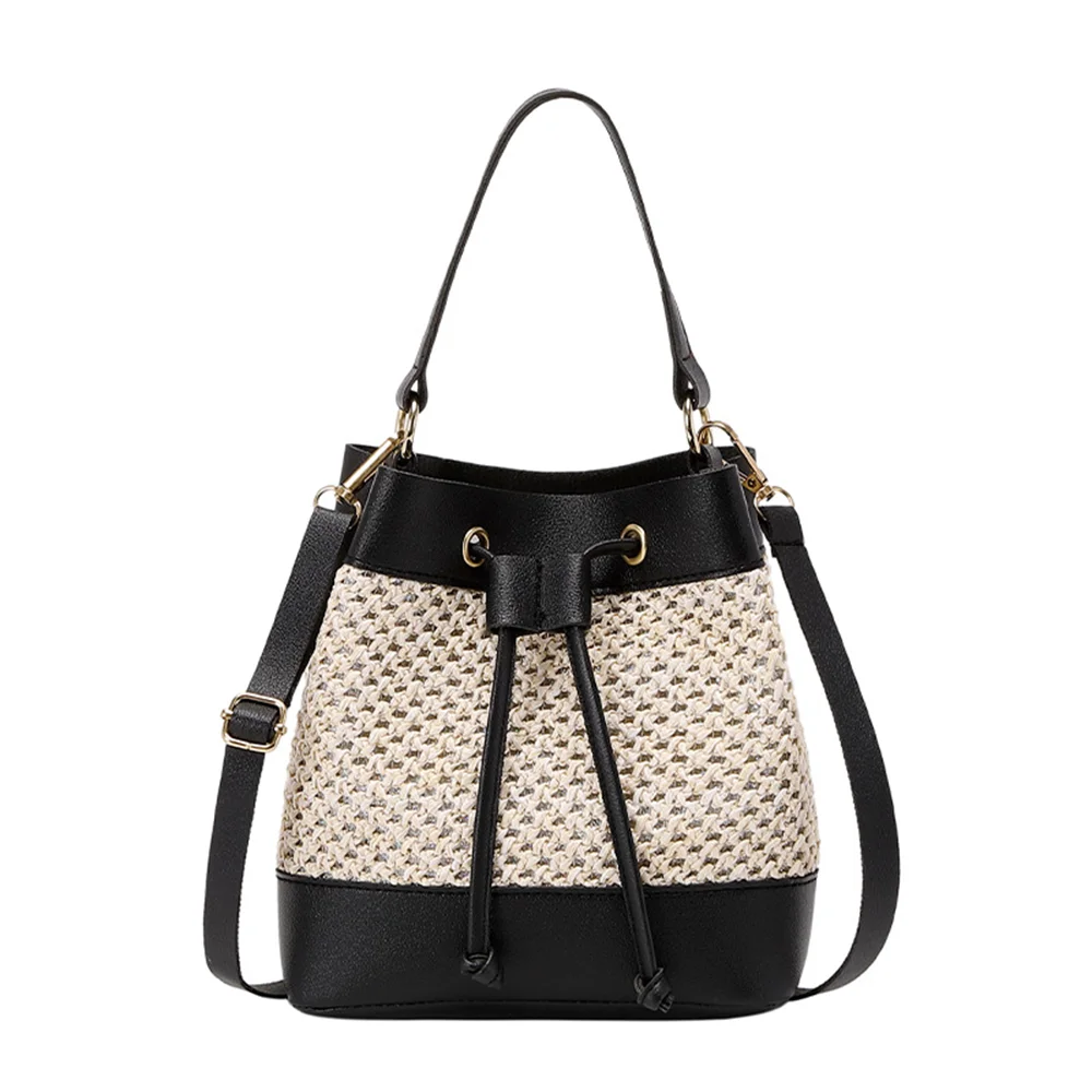 Fashion women's bag hollow bucket bag Korean version of women's crossbody bag girls single shoulder straw bag
Fashion women's bag hollow bucket bag Korean version of women's crossbody bag girls single shoulder straw bag