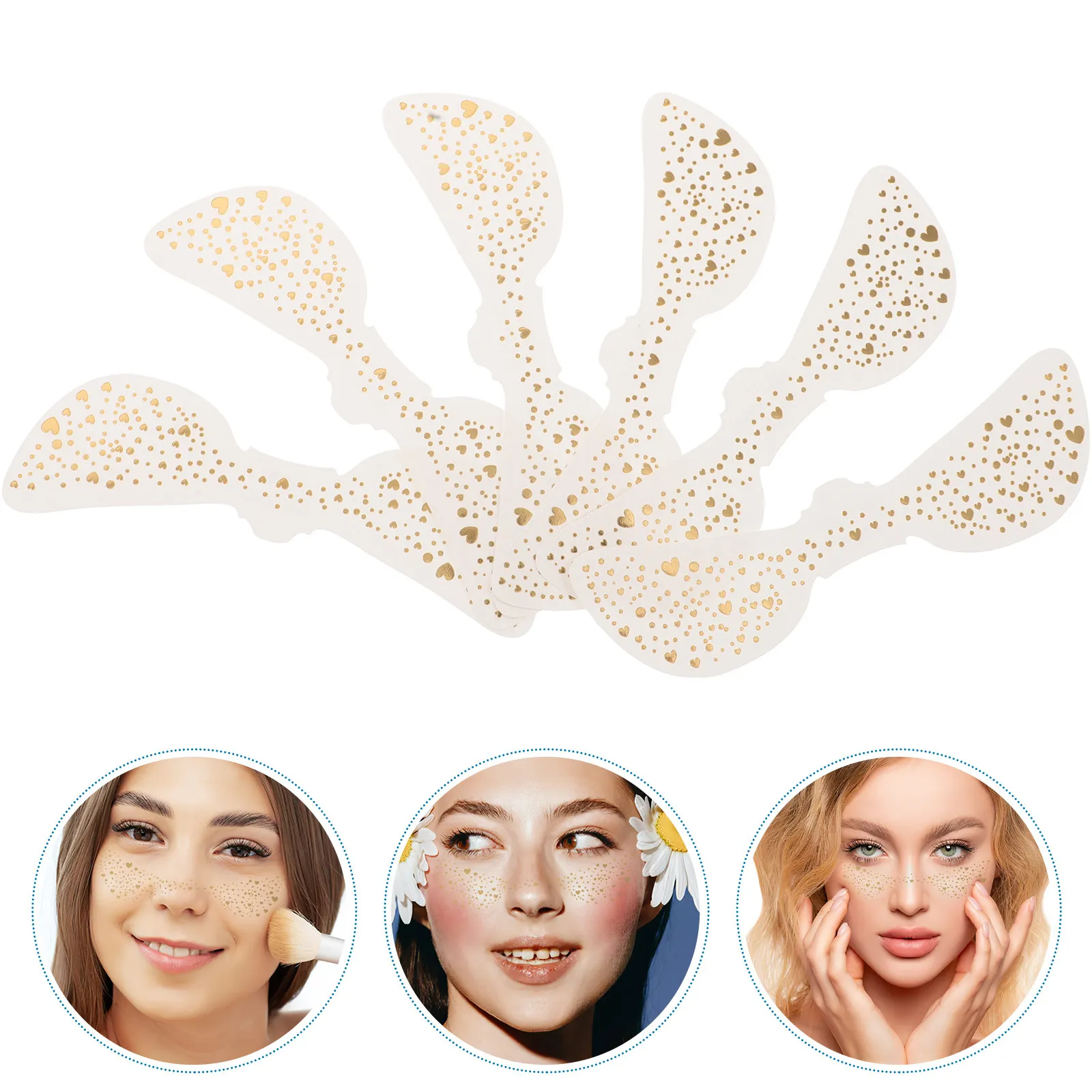 6 Sheets Sparkle Freckle Temporary Face Stickers Waterproof Skin Friendly Fake Freckles Patches for Party Makeup Festive Glitter
6 Sheets Sparkle Freckle Temporary Face Stickers Waterproof Skin Friendly Fake Freckles Patches for Party Makeup Festive Glitter