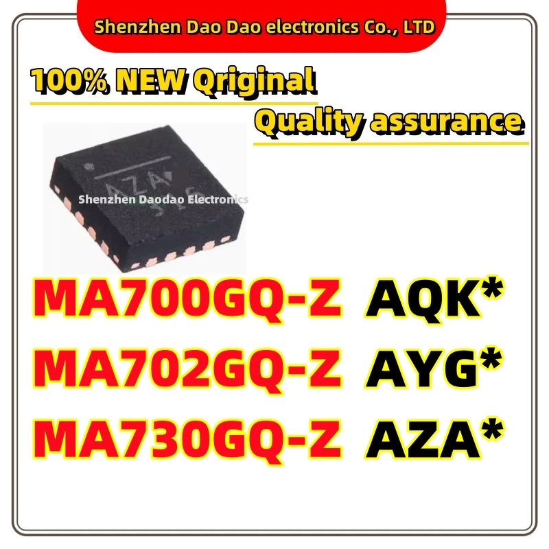 MA700GQ-Z AQK* MA702GQ-Z AYG* MA730GQ-Z AZAJ AZA* QFN-16 encoder chip IC New original
MA700GQ-Z AQK* MA702GQ-Z AYG* MA730GQ-Z AZAJ AZA* QFN-16 encoder chip IC New original