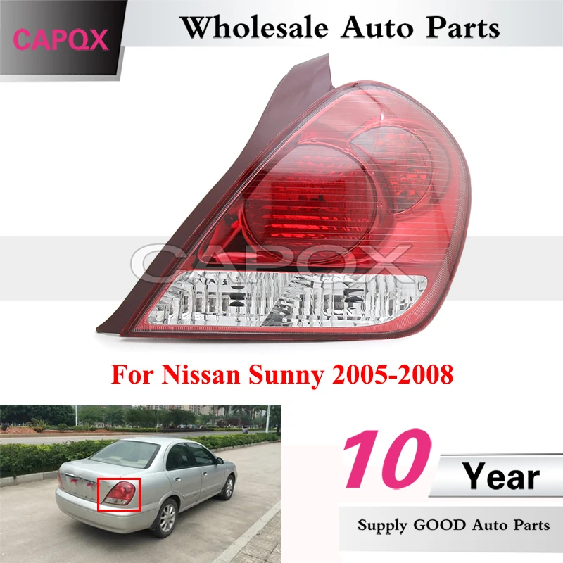 CAPQX Rear Bumper Taillight For Nissan Sunny 2005-2008 Rear Brake Light Stop Lamp Taillamp Tail Lamp Without Bulb
CAPQX Rear Bumper Taillight For Nissan Sunny 2005-2008 Rear Brake Light Stop Lamp Taillamp Tail Lamp Without Bulb