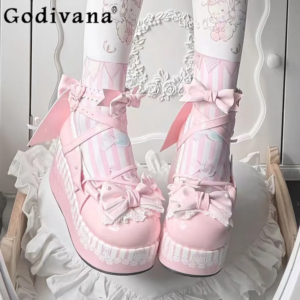 Original Mine Sweet Girls Lolita Pink Mary Jane Shoes Spring and Autumn New Women's Elegant High Heels Lo Cos Platform Shoes
Original Mine Sweet Girls Lolita Pink Mary Jane Shoes Spring and Autumn New Women's Elegant High Heels Lo Cos Platform Shoes