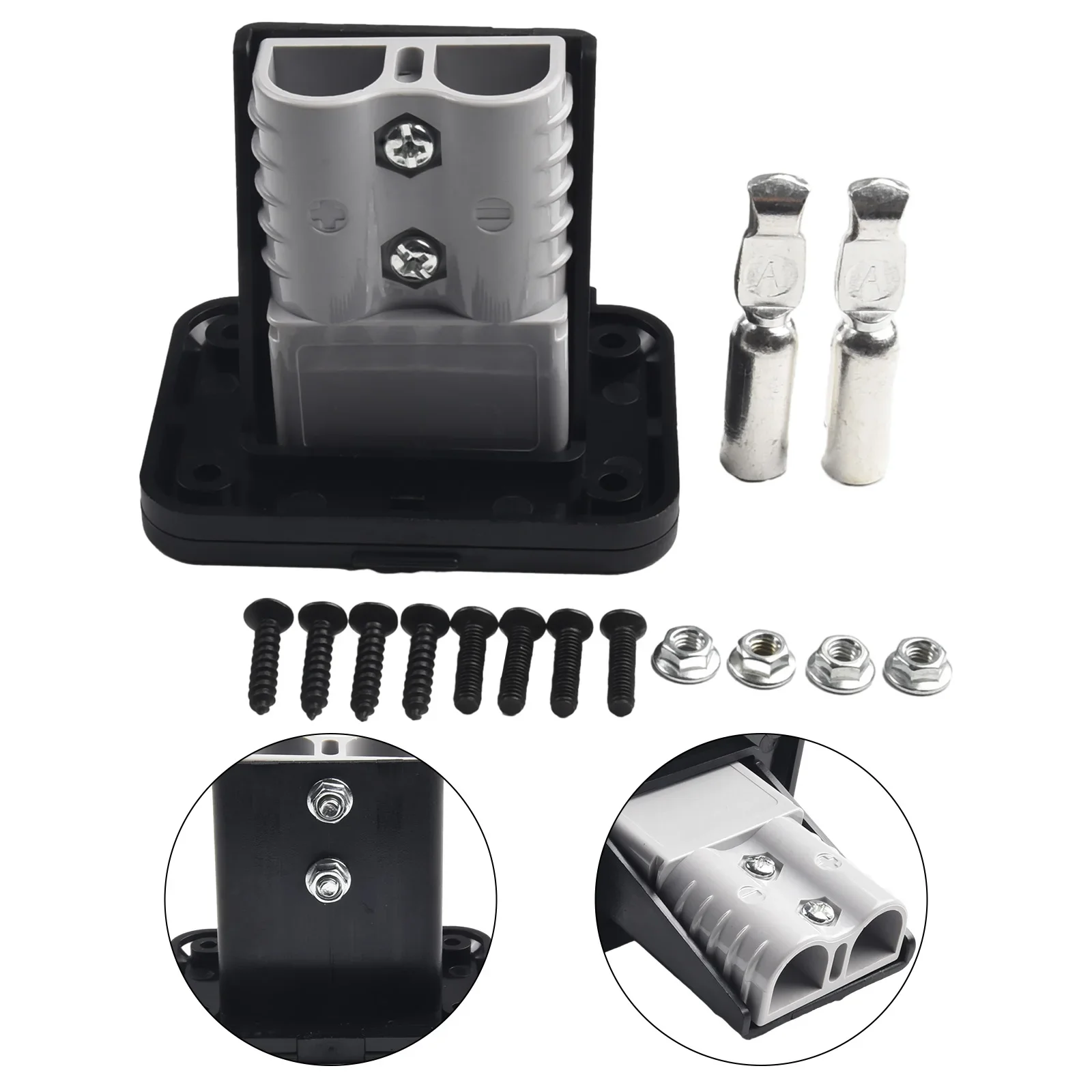 For Ships For Yachts Connector 10-25awg 120A Bracket FOR Anderson Flush Mount Panel Bracket With Cover Pratical
For Ships For Yachts Connector 10-25awg 120A Bracket FOR Anderson Flush Mount Panel Bracket With Cover Pratical