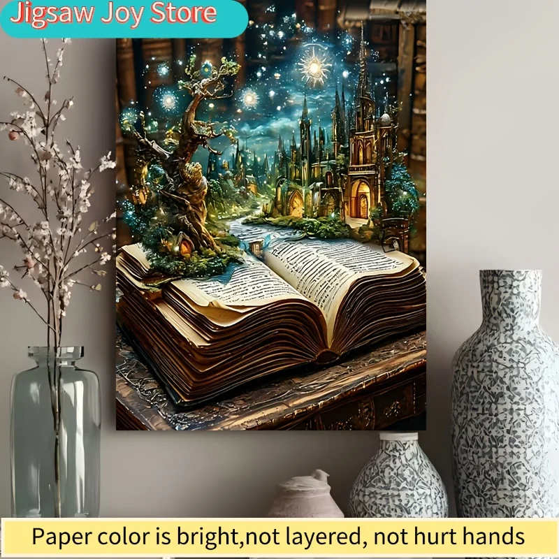 Волшебный фантастический пазл «Плавающий замок», размером 70x50 см, — это сложная головоломка для взрослых, подходящая для домашнего использования.
Волшебный фантастический пазл «Плавающий замок», размером 70x50 см, — это сложная головоломка для взрослых, подходящая для домашнего использования.