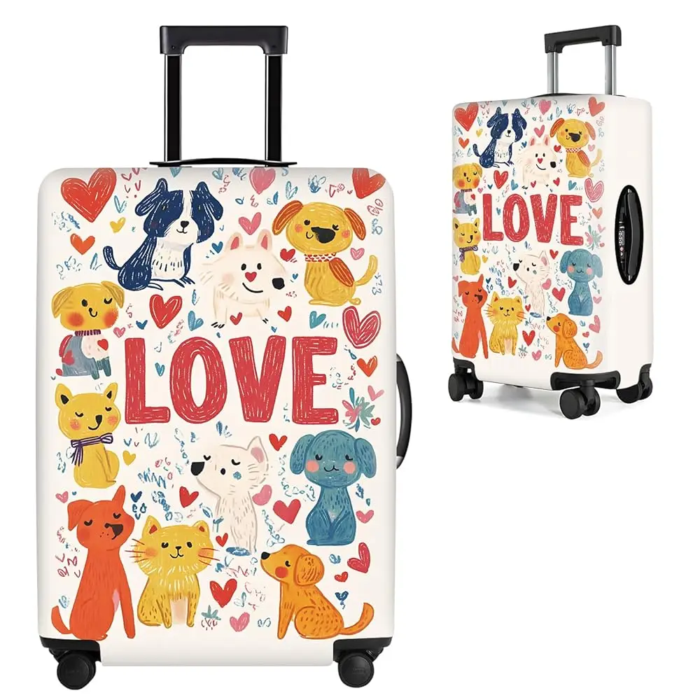 Free ShippingDog Luggage Cover, Elastic Suitcase Protector with Love Heart Design, Travel Protector for 24\-26\ Suitcase, Washab
Free ShippingDog Luggage Cover, Elastic Suitcase Protector with Love Heart Design, Travel Protector for 24\-26\ Suitcase, Washab