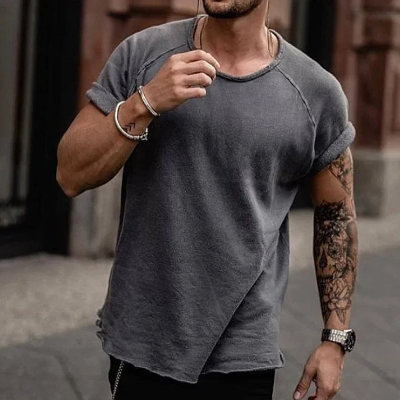 2024 Summer Short Sleeve Casual T-shirts Men Loose Oversize O Neck T Shirt For Mens Fashion Pure Color Pullover Male Streetwear
2024 Summer Short Sleeve Casual T-shirts Men Loose Oversize O Neck T Shirt For Mens Fashion Pure Color Pullover Male Streetwear