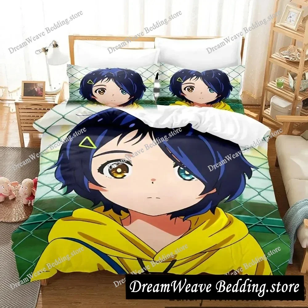 3D Print Anime Wonder Egg Priority Bedding Set Duvet Cover Bed Set Quilt Cover Pillowcase Comforter King Queen Size Boys Adult
3D Print Anime Wonder Egg Priority Bedding Set Duvet Cover Bed Set Quilt Cover Pillowcase Comforter King Queen Size Boys Adult