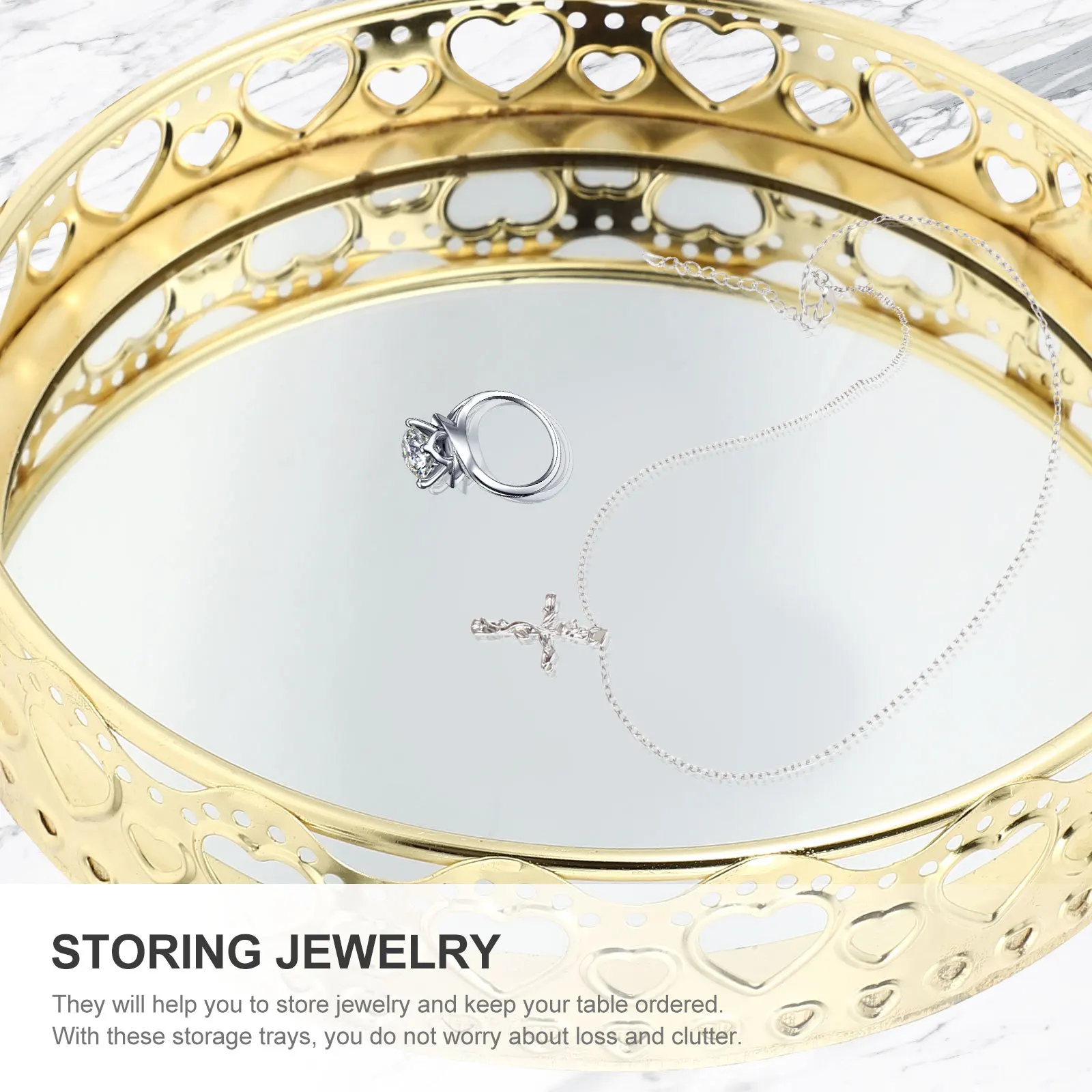 1Pcs Glass Mirror Cosmetics Storage Plate Jewelry Holder Multipurpose Elegant Display Tray Alloy Wood Glass Decor
1Pcs Glass Mirror Cosmetics Storage Plate Jewelry Holder Multipurpose Elegant Display Tray Alloy Wood Glass Decor