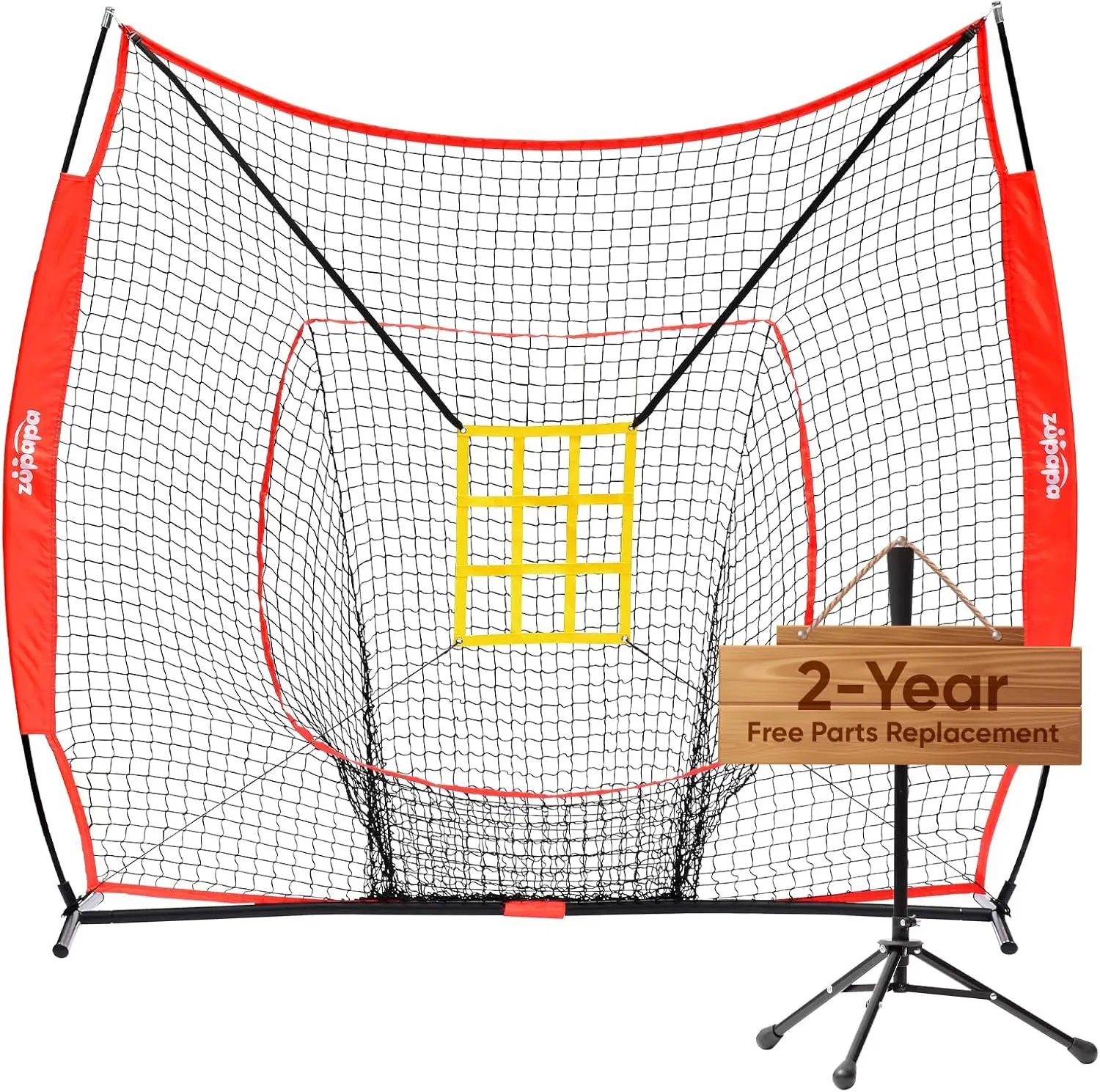 Baseball Softball Practice Set - 7x7ft Net with Strike Zone for Batting Hitting Pitching Catching
Baseball Softball Practice Set - 7x7ft Net with Strike Zone for Batting Hitting Pitching Catching