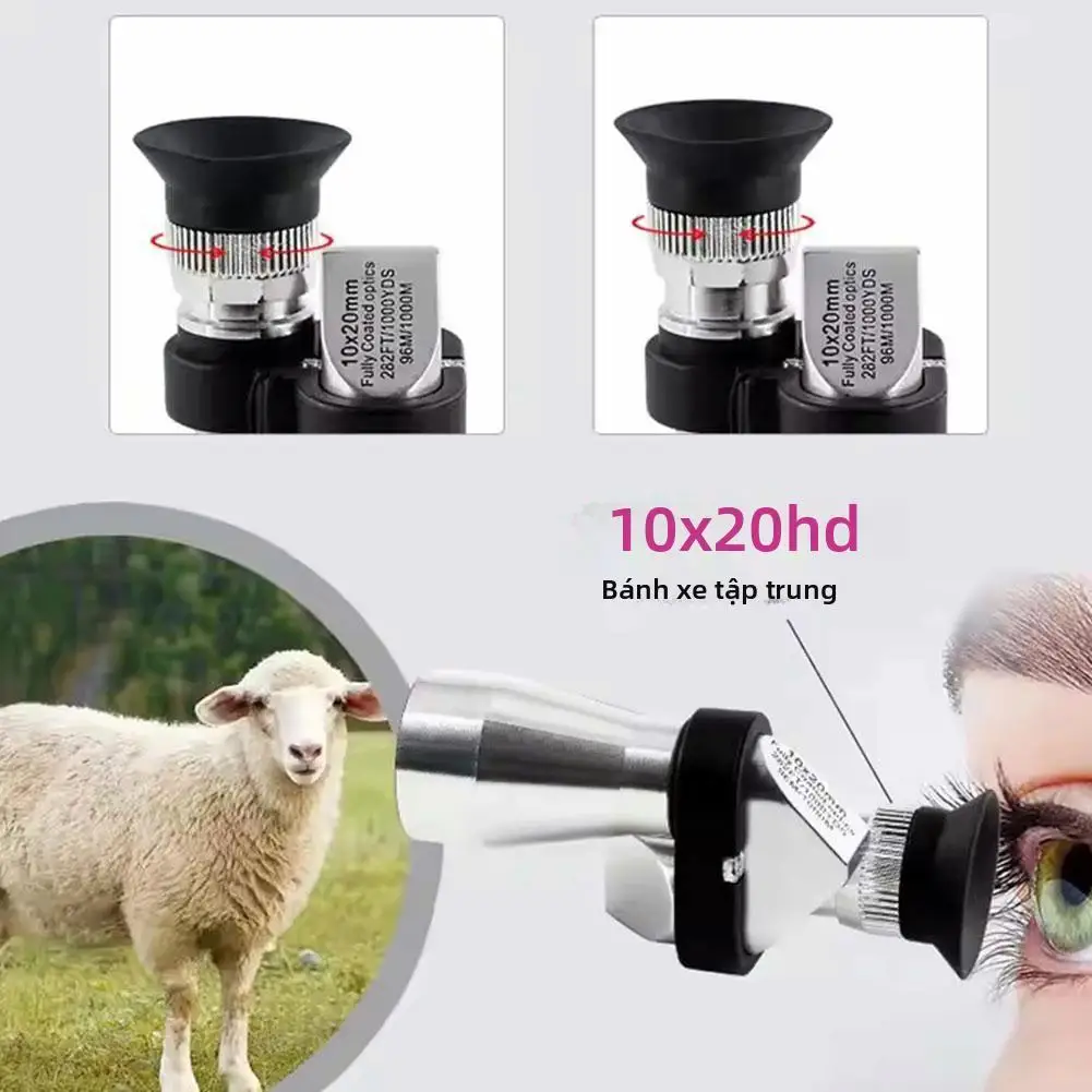Mini Pocket Metal Corner Telescope High-Definition Optical Lens Waterproof Anti-fog For Bird Watching Hiking Traveling G8I5
Mini Pocket Metal Corner Telescope High-Definition Optical Lens Waterproof Anti-fog For Bird Watching Hiking Traveling G8I5