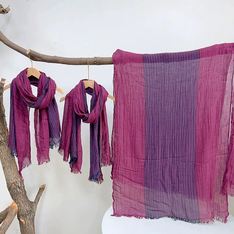 Retro Strip Cotton Scarf Women Shawls And Wraps Lady Travel Scarves Versatile Neck Warm Fuchsia Hijabs 80x180cm
Retro Strip Cotton Scarf Women Shawls And Wraps Lady Travel Scarves Versatile Neck Warm Fuchsia Hijabs 80x180cm