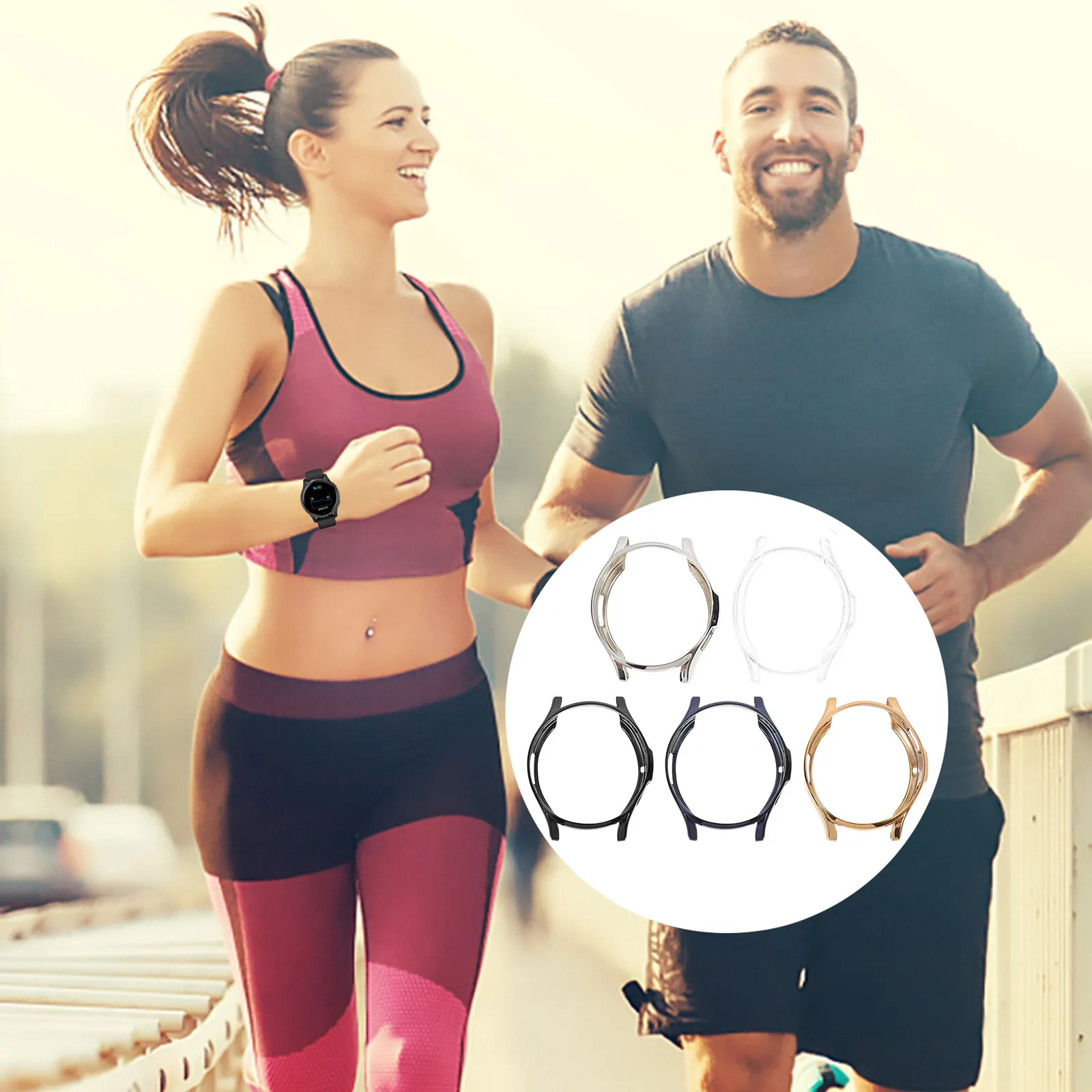 5Pcs Watch Bumper Case Stylish Simple Design Edge Protection Anti-Scratch Cover Easy Installation No Button Interference
5Pcs Watch Bumper Case Stylish Simple Design Edge Protection Anti-Scratch Cover Easy Installation No Button Interference