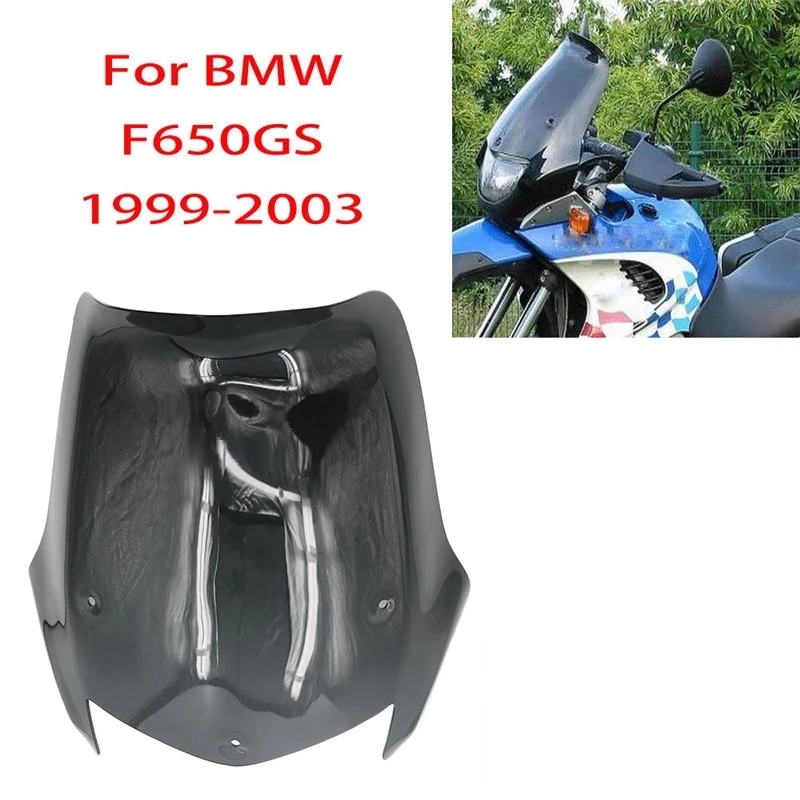 Black Motorcycle Windshield Wind Screen Wind Shield Screens Deflectors For-BMW F650 F 650 GS 1999-2003
Black Motorcycle Windshield Wind Screen Wind Shield Screens Deflectors For-BMW F650 F 650 GS 1999-2003