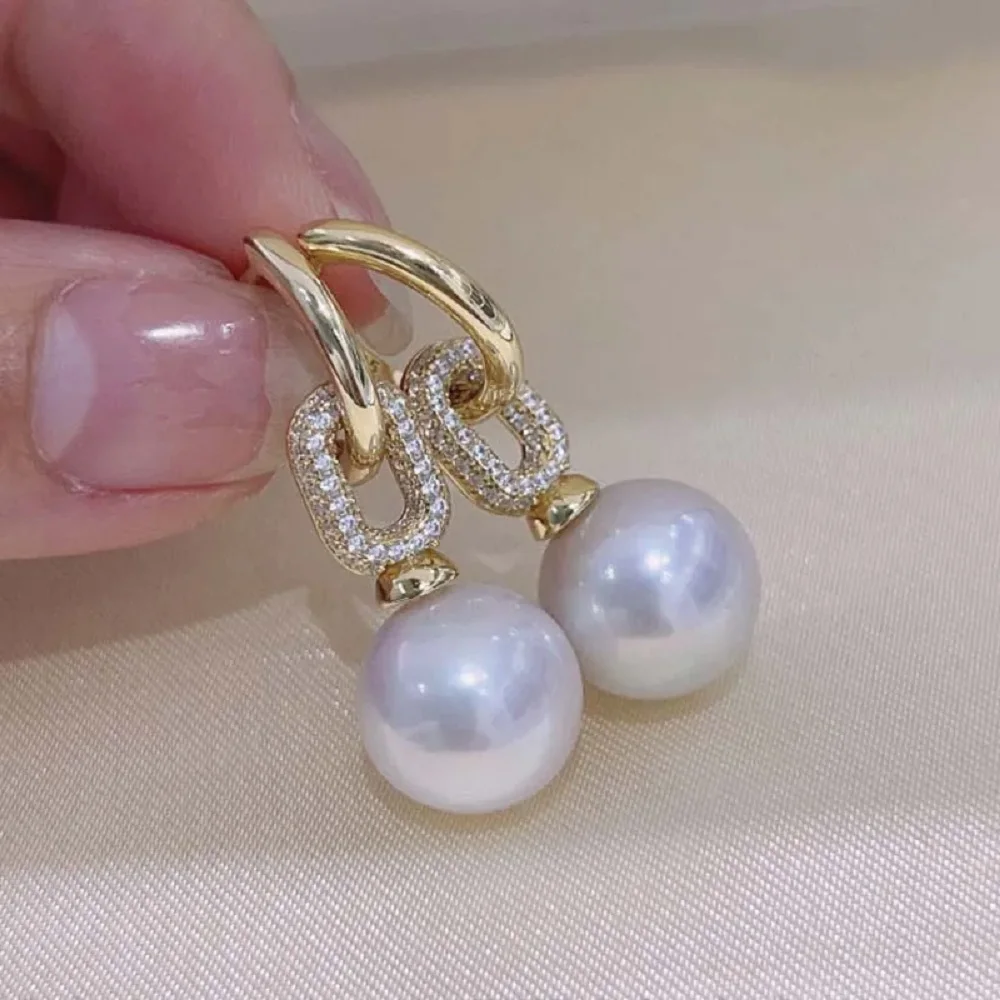 Natural Pearl AAAA 9-10mm 10-11mm Japanese White Round Pearl Fashion Earrings 925s
Natural Pearl AAAA 9-10mm 10-11mm Japanese White Round Pearl Fashion Earrings 925s