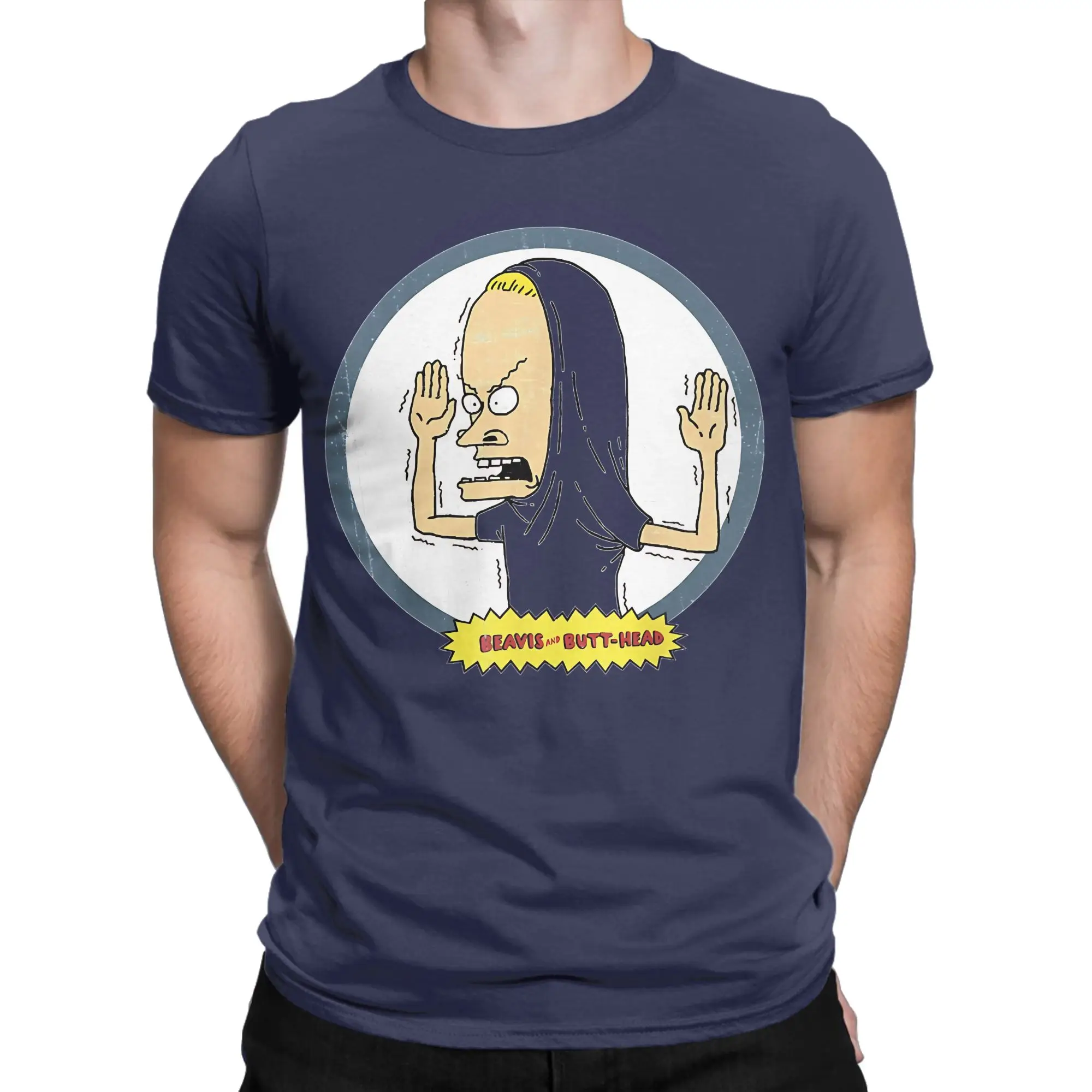 Leisure Beavis and Butthead Cornholio circle T-Shirt For Men Women Round Neck Short Sleeve Clothes Cotton Summer Tops
Leisure Beavis and Butthead Cornholio circle T-Shirt For Men Women Round Neck Short Sleeve Clothes Cotton Summer Tops