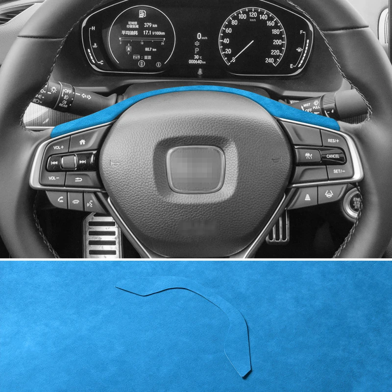 Made of Alcantara For Honda Accord 10th Gen Facelift & INSPIRE Car Steering Wheel Decorative Frame Trim Sticker Auto Accessories
Made of Alcantara For Honda Accord 10th Gen Facelift & INSPIRE Car Steering Wheel Decorative Frame Trim Sticker Auto Accessories