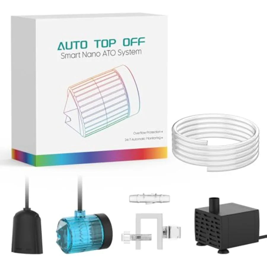Auto Top Off System ATO Saltwater Aquarium, Water Top Off System for Aquarium, Reef Tank&Fish Tank
Auto Top Off System ATO Saltwater Aquarium, Water Top Off System for Aquarium, Reef Tank&Fish Tank