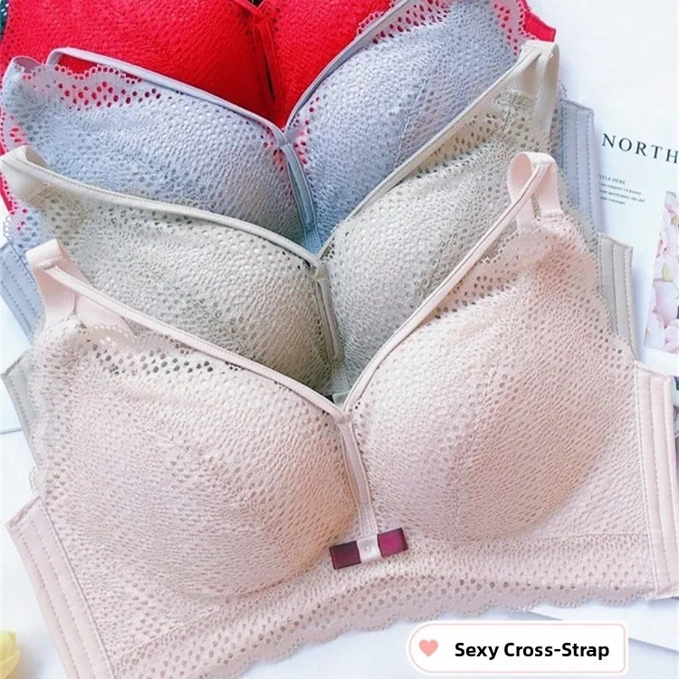 Cotton Underwear Women's Small Chest Gather Flat Chest Adjustment Steel Ring Medium Thick Bra No Empty Cup Prevents Chest Exp...
Cotton Underwear Women's Small Chest Gather Flat Chest Adjustment Steel Ring Medium Thick Bra No Empty Cup Prevents Chest Exp...