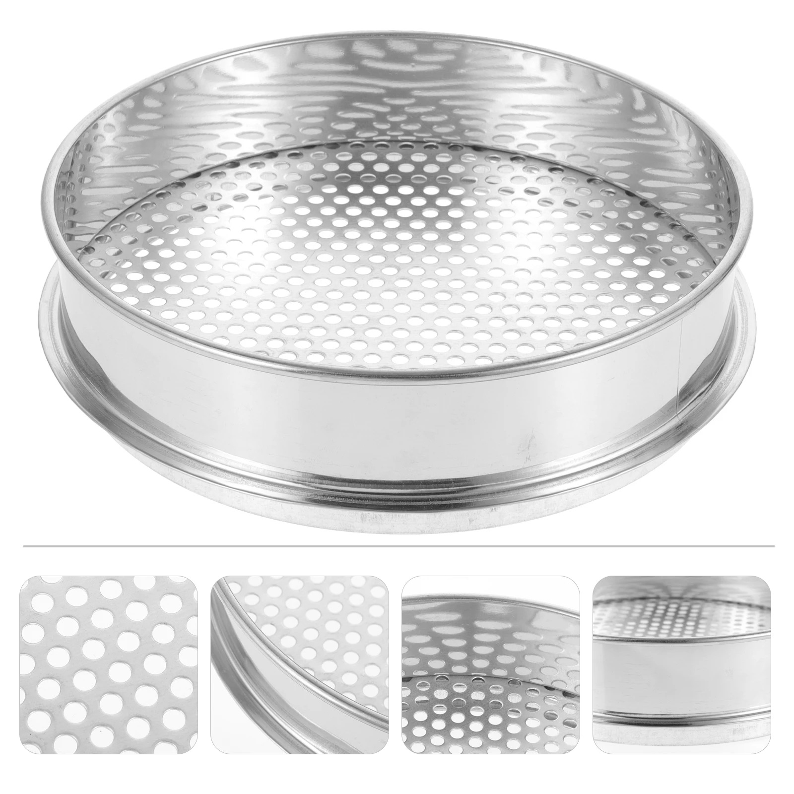 Stainless Steel Stone Removing Mesh Sifting Pan Sieve Round Mesh Sieve Soil Sieve for Home Round Soil Filter Sieve for Sifting
Stainless Steel Stone Removing Mesh Sifting Pan Sieve Round Mesh Sieve Soil Sieve for Home Round Soil Filter Sieve for Sifting