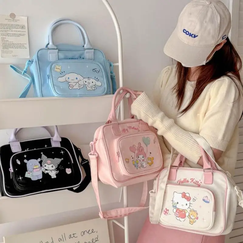 Sanrios Crossbody Bag New Kuromi Hand-Held Crossbody Bag Cute Sweet Girl Handbag One Shoulder Crossbody Bag Small Square Bag
Sanrios Crossbody Bag New Kuromi Hand-Held Crossbody Bag Cute Sweet Girl Handbag One Shoulder Crossbody Bag Small Square Bag