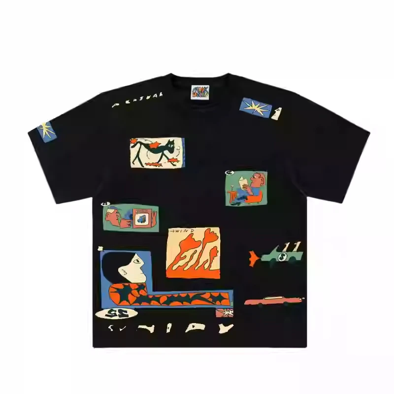 French Hot Brand GS2025 Spring and Summer New Animal and Imagination Printing Daily Sports Attendance Same T-shirt for Men Women
French Hot Brand GS2025 Spring and Summer New Animal and Imagination Printing Daily Sports Attendance Same T-shirt for Men Women