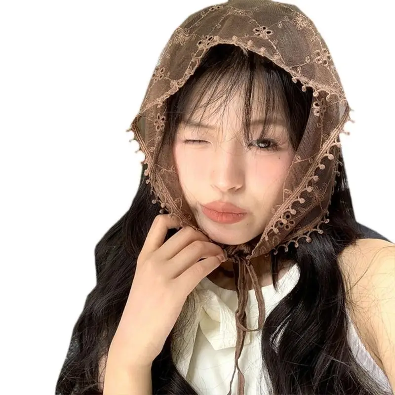 652F Women Mesh Flower Scarf Hairband Summer Vacations Kerchief Hair Bandannas
652F Women Mesh Flower Scarf Hairband Summer Vacations Kerchief Hair Bandannas