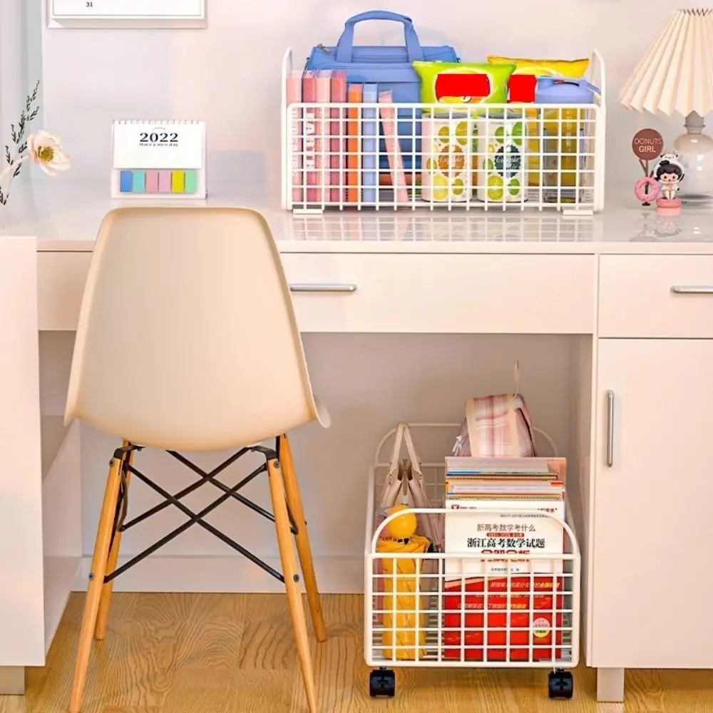 Modern Iron Made Mobile Book Storage Box Simple Multifunction Rolling Book Cart With Wheels Under Desk Storage Household
Modern Iron Made Mobile Book Storage Box Simple Multifunction Rolling Book Cart With Wheels Under Desk Storage Household