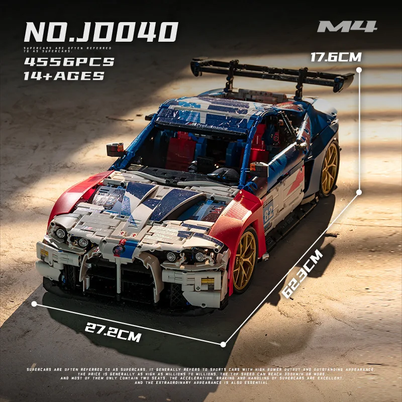 XJD JD040 Technical super car Model city Racing Series DIY Toys Building Blocks Boys' holiday gifts 4556Pcs
XJD JD040 Technical super car Model city Racing Series DIY Toys Building Blocks Boys' holiday gifts 4556Pcs