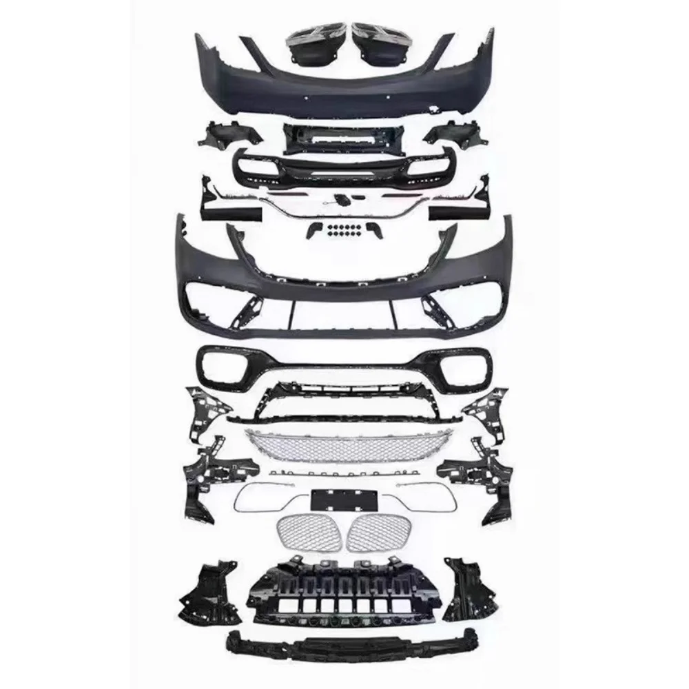 Unpainted Car Kit For Mercedes Benz S-class W222 Modified Front Rear Bumper Lip Fog Lamp Frame Tail Throat Assembly 
Unpainted Car Kit For Mercedes Benz S-class W222 Modified Front Rear Bumper Lip Fog Lamp Frame Tail Throat Assembly