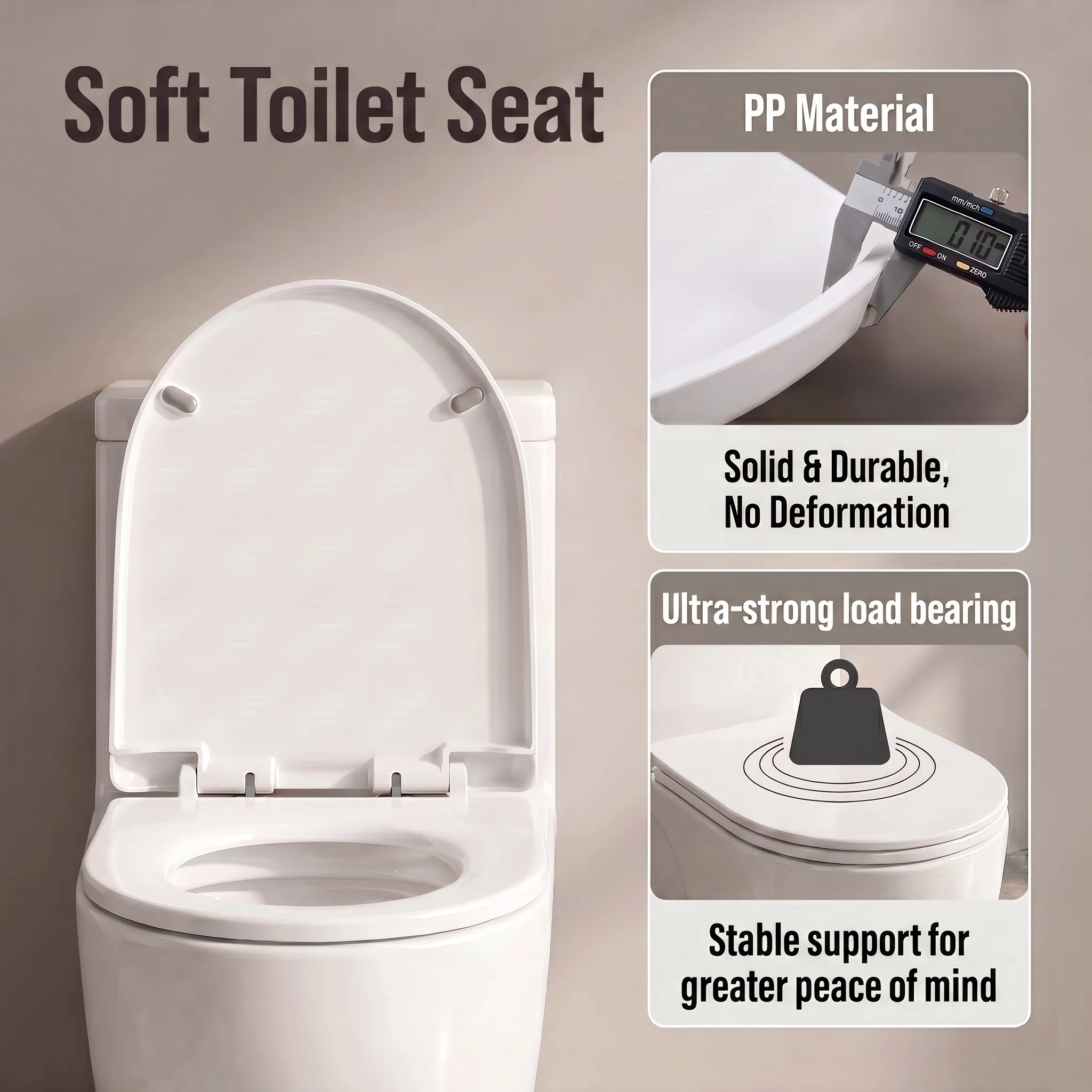 Soft Toilet Seat U-shape Slow Close Automatic Easy to Clean High Quality White One Click Disassembly Toilet Lid WC Accessories
Soft Toilet Seat U-shape Slow Close Automatic Easy to Clean High Quality White One Click Disassembly Toilet Lid WC Accessories