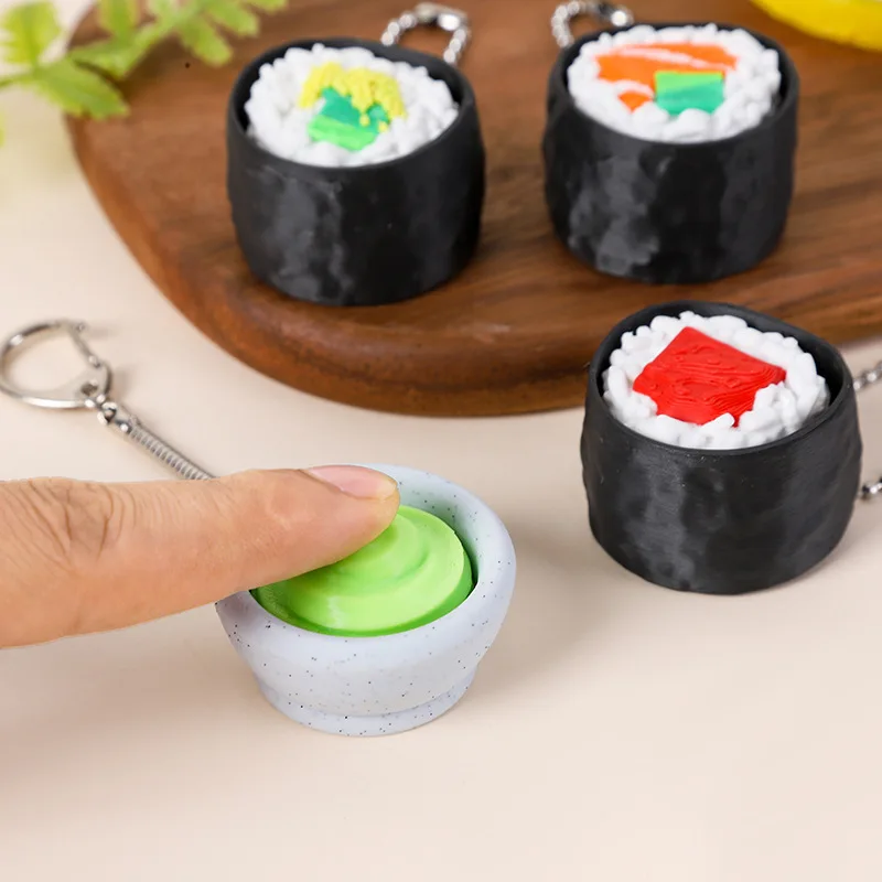 3D Printed Pendant Single Sushi Series Fingertip Clicker Hand-made Backpack Small Pendant
3D Printed Pendant Single Sushi Series Fingertip Clicker Hand-made Backpack Small Pendant