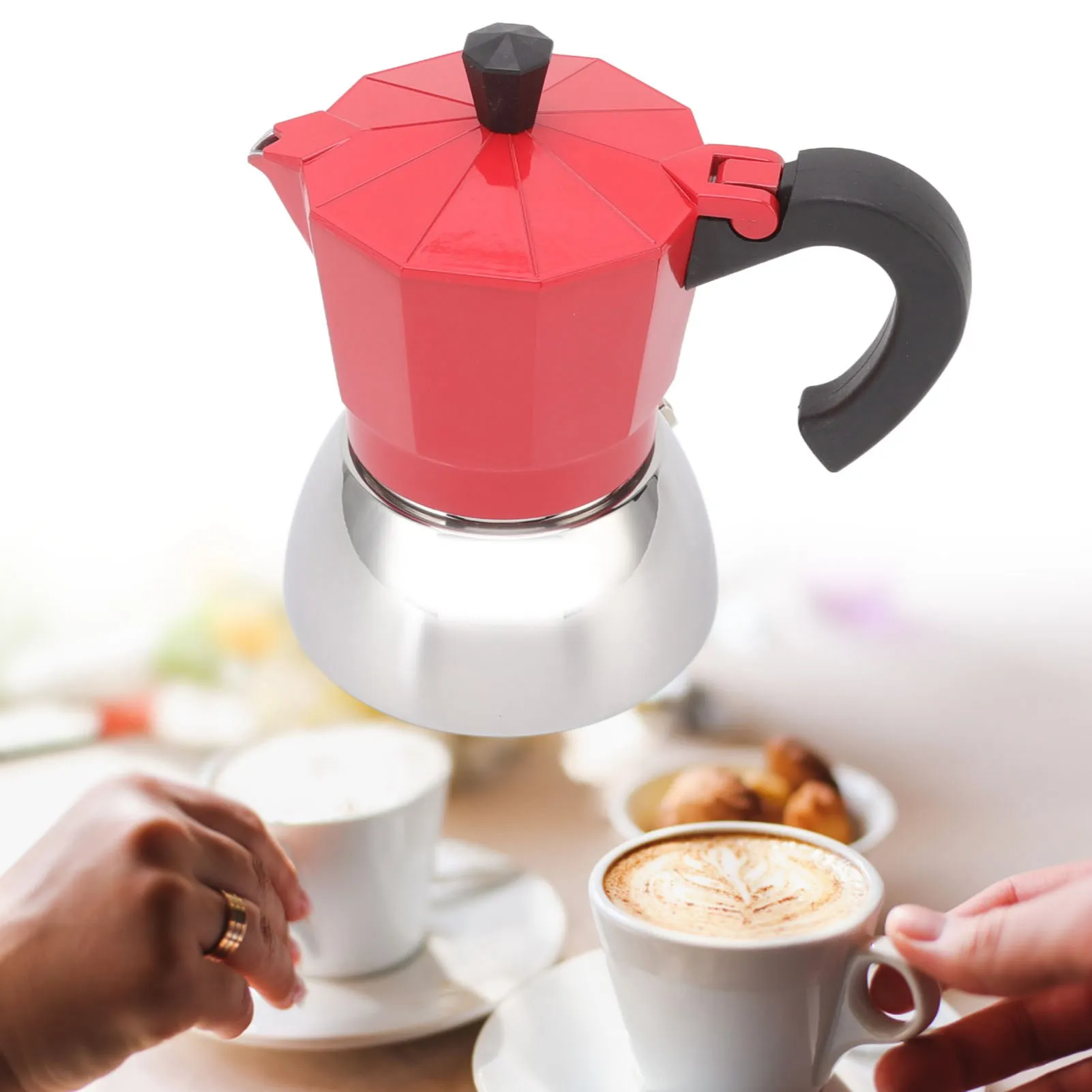 АЛЮМИНИЕВЫЙ КОТЕЛОК Moka 120 мл аутентичная кофеварка для итальянского эспрессо для варочной панели домашняя уличная красная кофейница Moka
АЛЮМИНИЕВЫЙ КОТЕЛОК Moka 120 мл аутентичная кофеварка для итальянского эспрессо для варочной панели домашняя уличная красная кофейница Moka