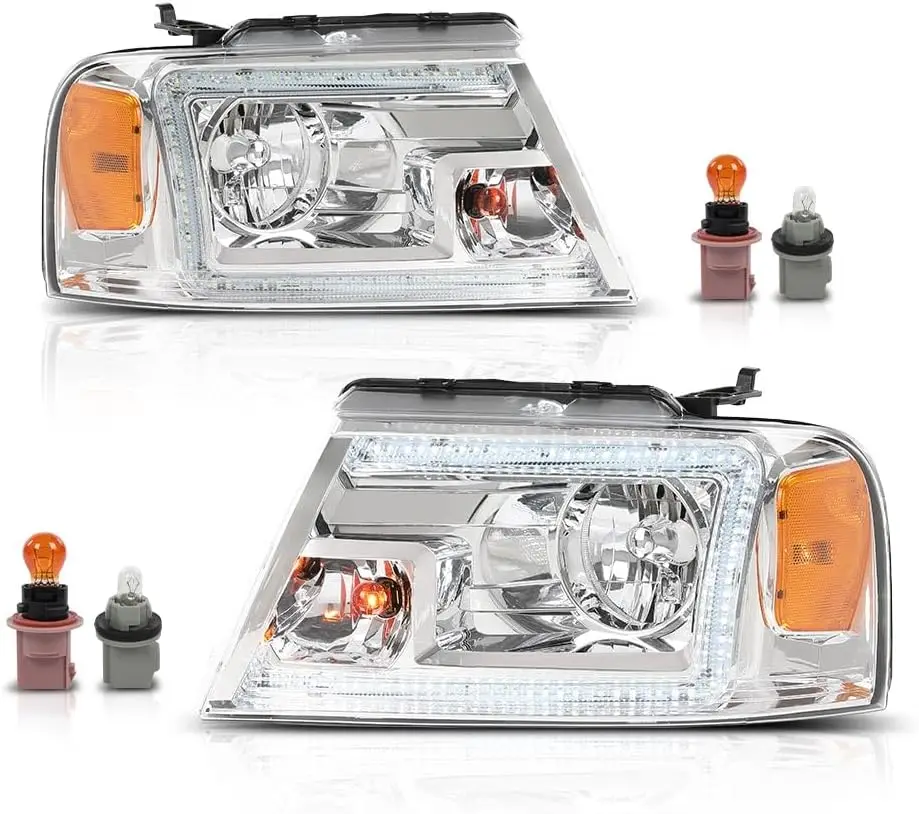 Пара светодиодных фар, совместимая с Ford F150 2004-2008, подходит для Lincoln Mark LT 2006-2008 FO2503247, FO2502247, FO2502201, FO250320
Пара светодиодных фар, совместимая с Ford F150 2004-2008, подходит для Lincoln Mark LT 2006-2008 FO2503247, FO2502247, FO2502201, FO250320