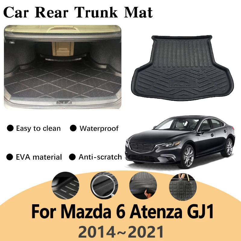 Car Rear Trunk Mats For Mazda 6 Atenza GJ1 GL 2020 2014~2021 Full Protection EVA Pad Waterproof Protective Storage Pad Auto Part
Car Rear Trunk Mats For Mazda 6 Atenza GJ1 GL 2020 2014~2021 Full Protection EVA Pad Waterproof Protective Storage Pad Auto Part