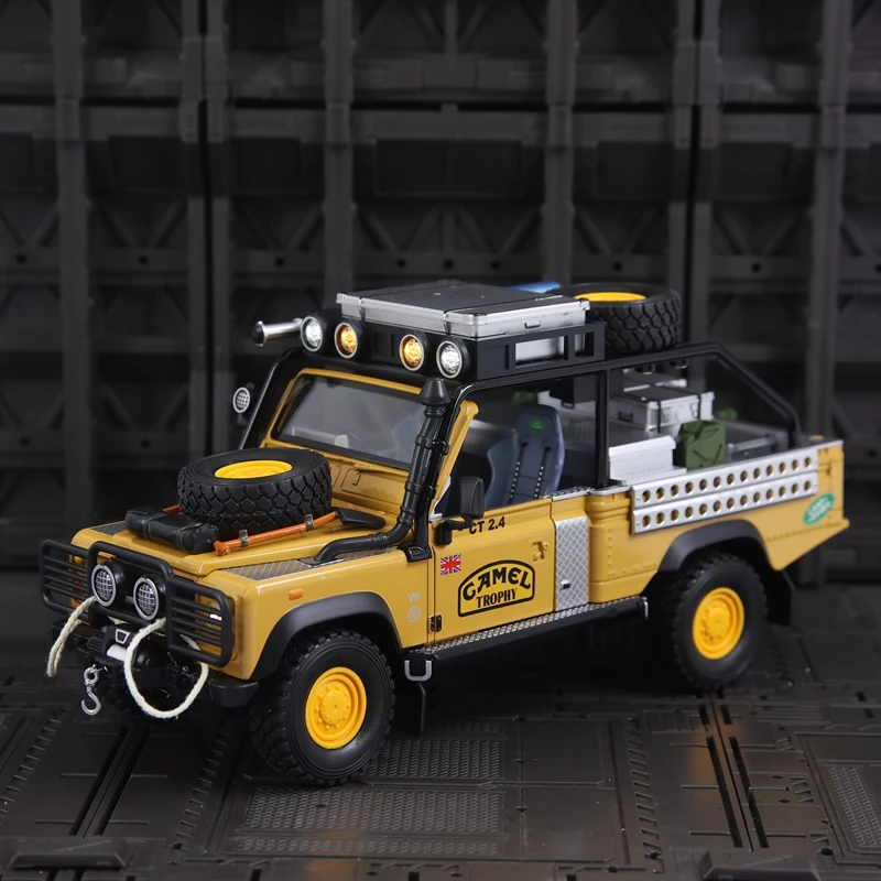 1:24 Simulation Land Rover Defender 110 Tomb Raider Alloy Off road Vehicle Model doors on both sides that can be opened
1:24 Simulation Land Rover Defender 110 Tomb Raider Alloy Off road Vehicle Model doors on both sides that can be opened