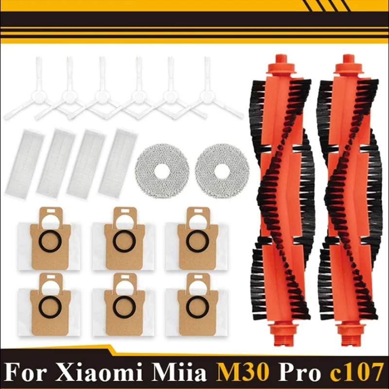 20PCS Replacement Parts For Xiaomi Mijia M30 Pro C107 Robot Vacuum Roller Side Brush Mop Cloth Hepa Filter Dust Bag
20PCS Replacement Parts For Xiaomi Mijia M30 Pro C107 Robot Vacuum Roller Side Brush Mop Cloth Hepa Filter Dust Bag