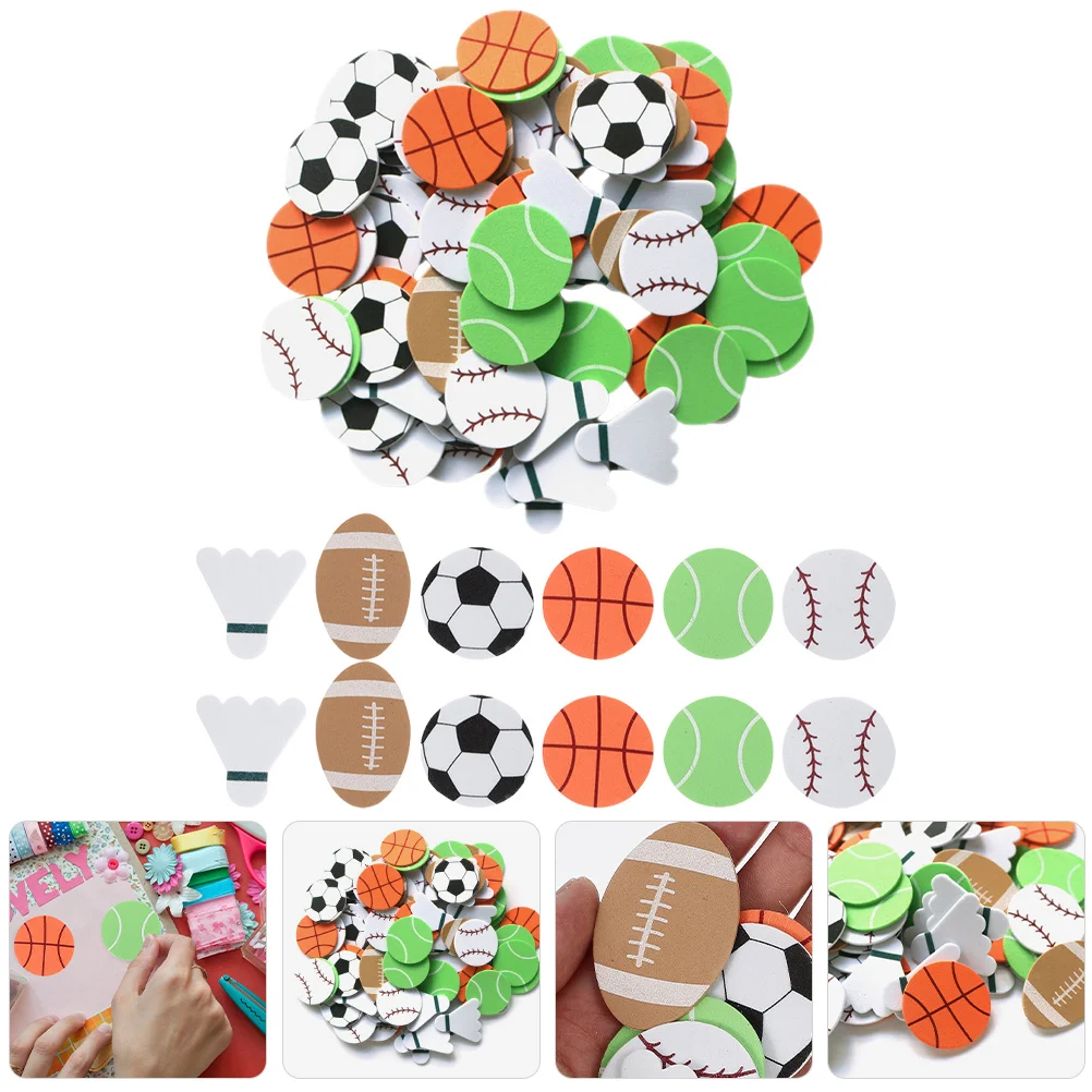 90pcs Sports Ball Theme Stickers Eva Diy Stickers For Scrapbooking Party Decorations Kids Learning Rewards Laptop Skateboarding
90pcs Sports Ball Theme Stickers Eva Diy Stickers For Scrapbooking Party Decorations Kids Learning Rewards Laptop Skateboarding