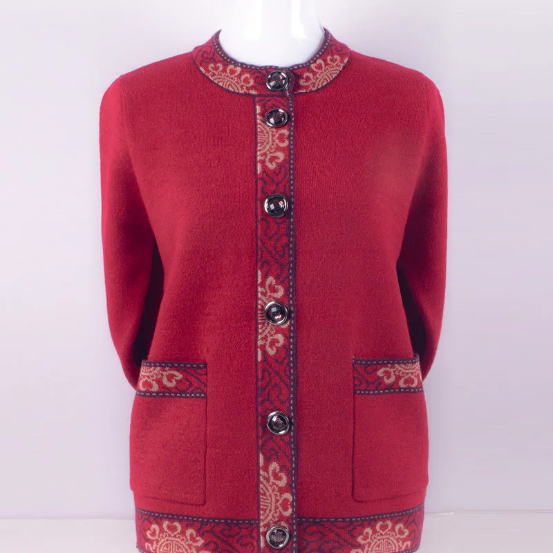 Printed Woolen Sweater for Women, Casual Knitted Cardigan, Thick Coat, Warm Outerwear, Autumn and Winter, 5XL, New
Printed Woolen Sweater for Women, Casual Knitted Cardigan, Thick Coat, Warm Outerwear, Autumn and Winter, 5XL, New