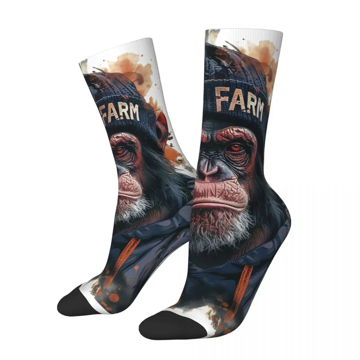 Wise Monkeys Smoking Monkey Men Women Round neck Socks Windproof Novelty Spring Summer Autumn Winter Stockings Gift
Wise Monkeys Smoking Monkey Men Women Round neck Socks Windproof Novelty Spring Summer Autumn Winter Stockings Gift