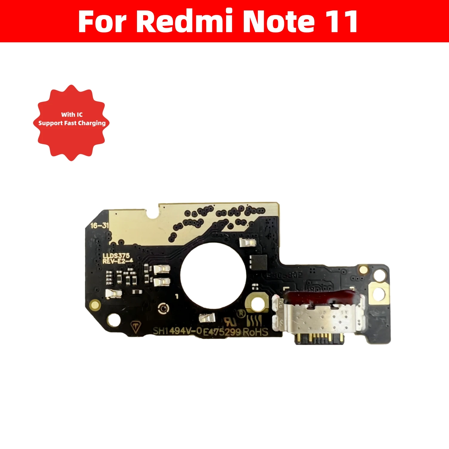 USB Charger For Redmi Note 11 Dock Connector Board Charging Port Flex Cable Replacement Parts
USB Charger For Redmi Note 11 Dock Connector Board Charging Port Flex Cable Replacement Parts